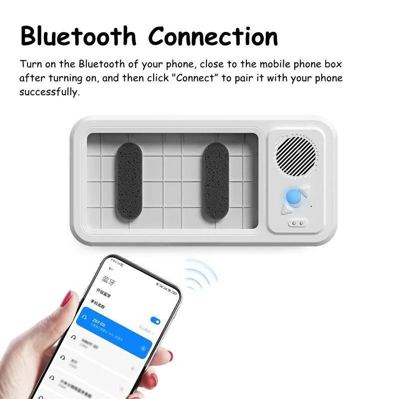 Luxury Waterproof Shower Speaker and Holder